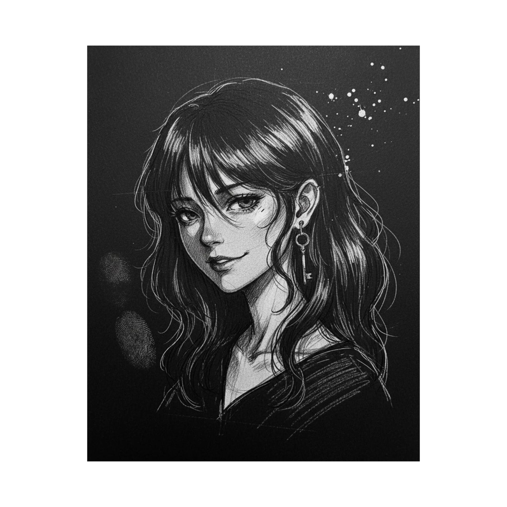 Something Nefarious Matte Vertical Portrait Poster