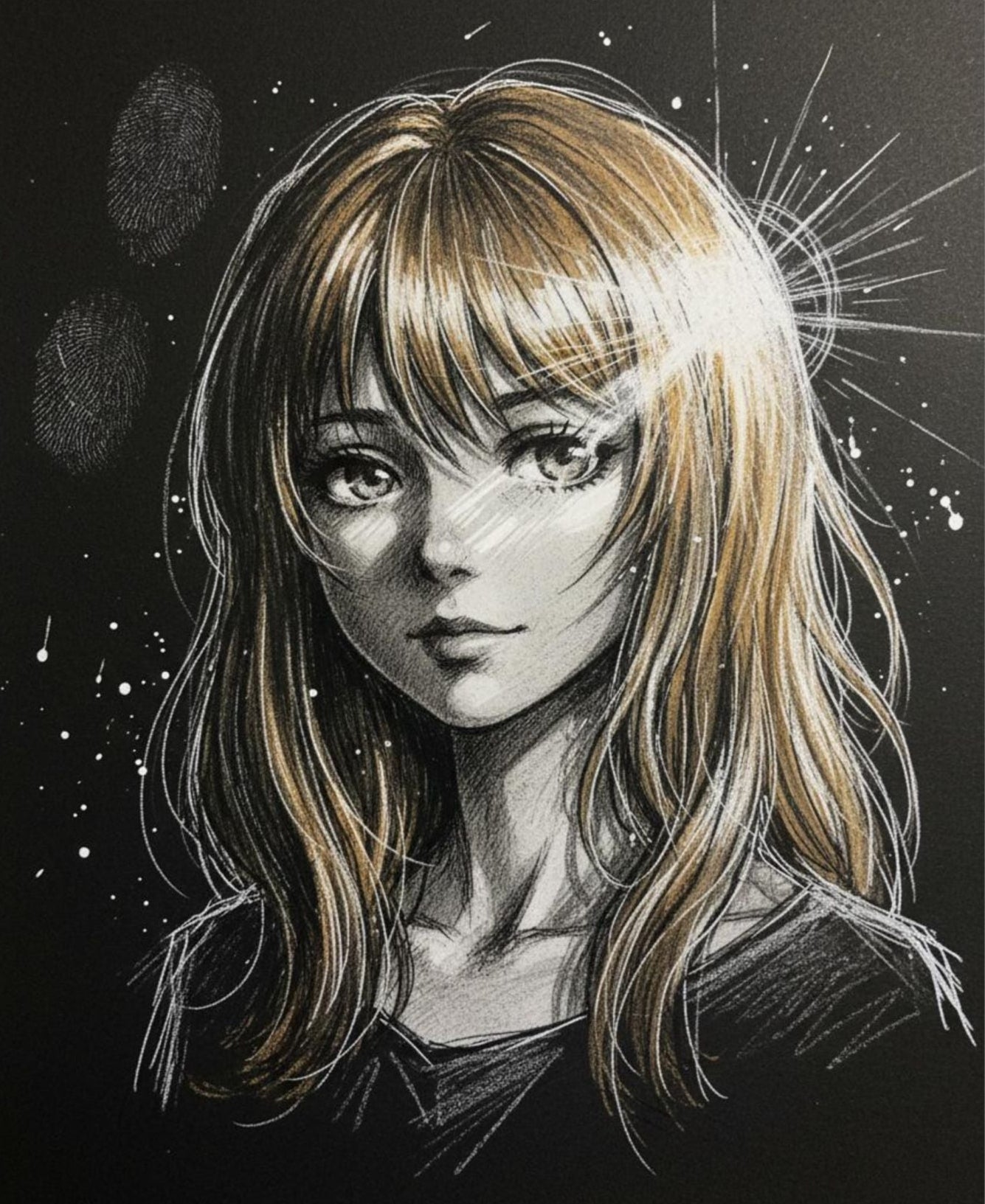 The Smile of the Sun Matte Vertical Portrait Poster