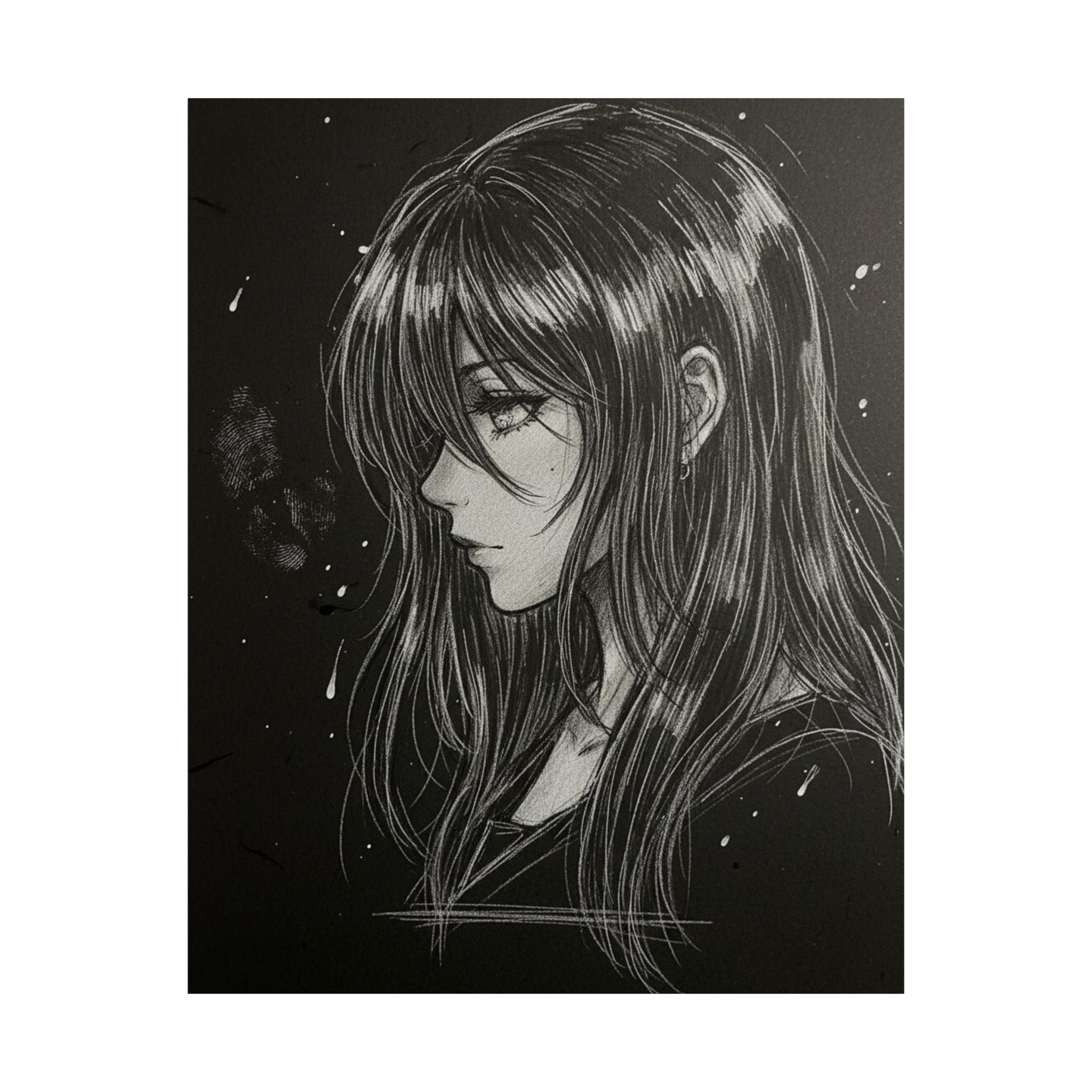 Maiden by Winter Matte Vertical Portrait Poster