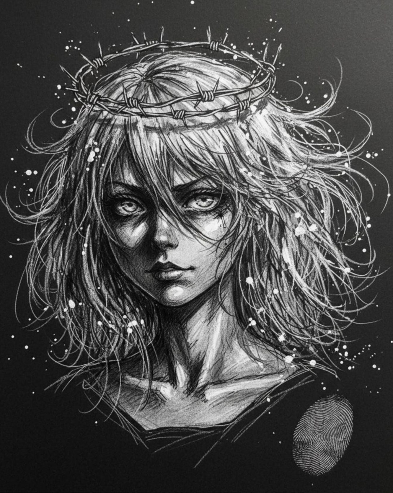 God was a Teenager Once Matte Vertical Portrait Poster