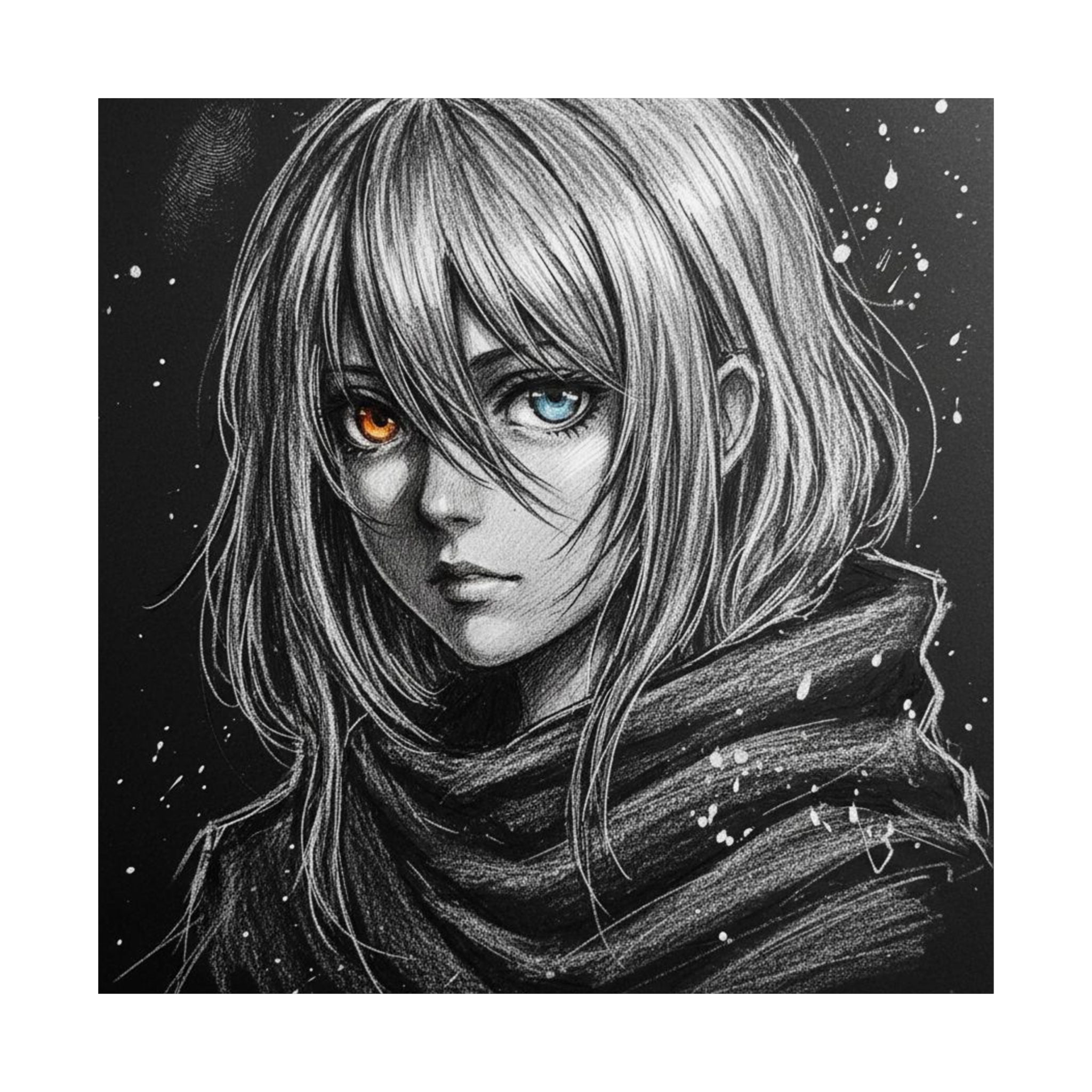 Vagrant of Frostfire Matte Vertical Portrait Poster