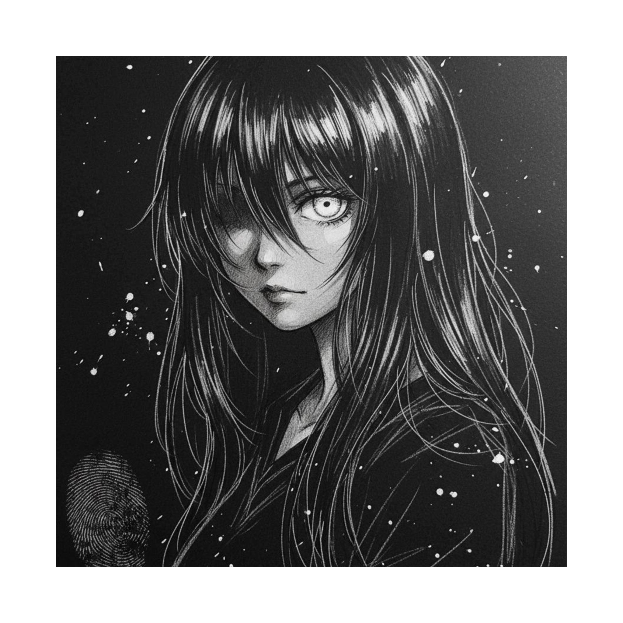 Eye of Abyss Matte Vertical Portrait Poster