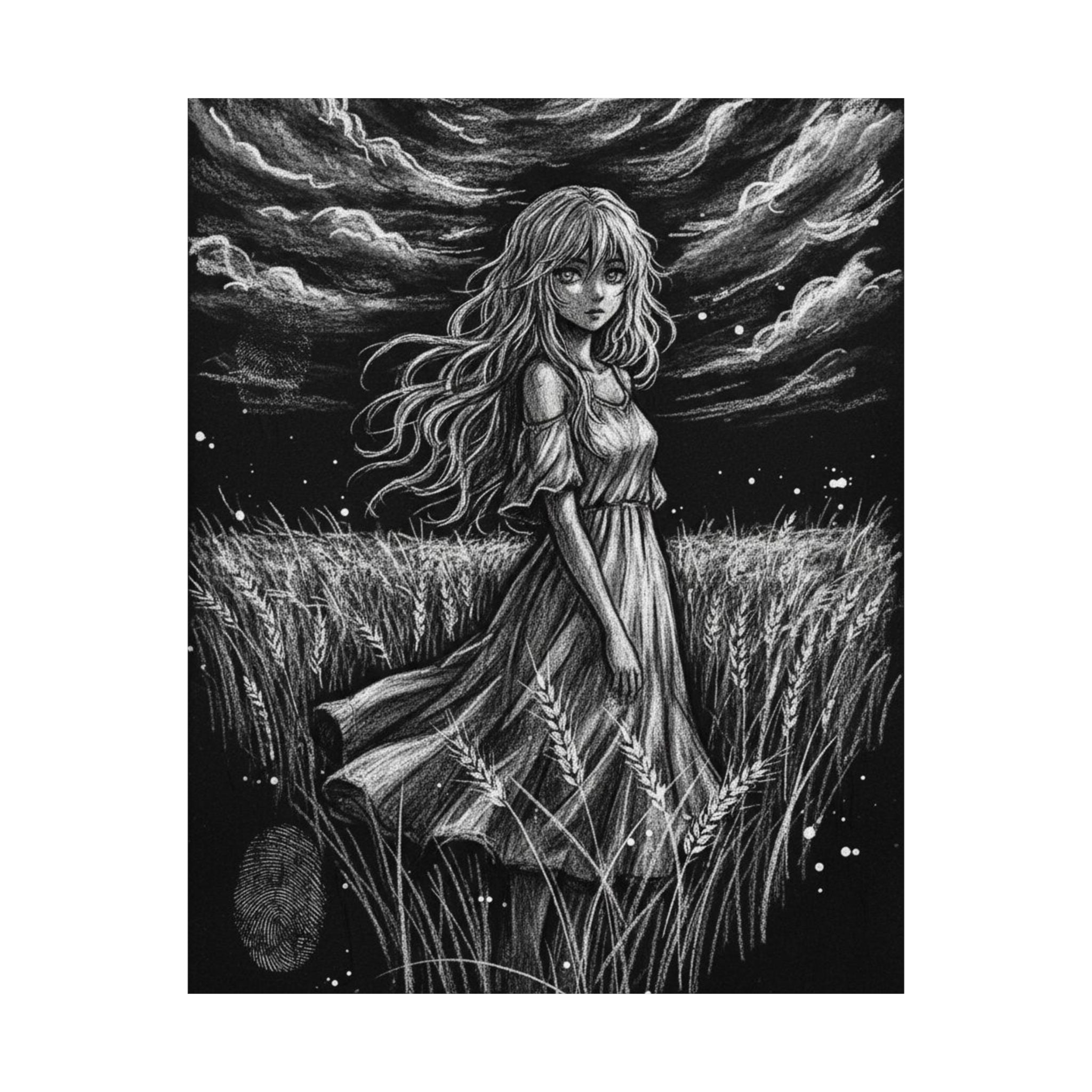 Eye of the Storm Matte Vertical Portrait Poster