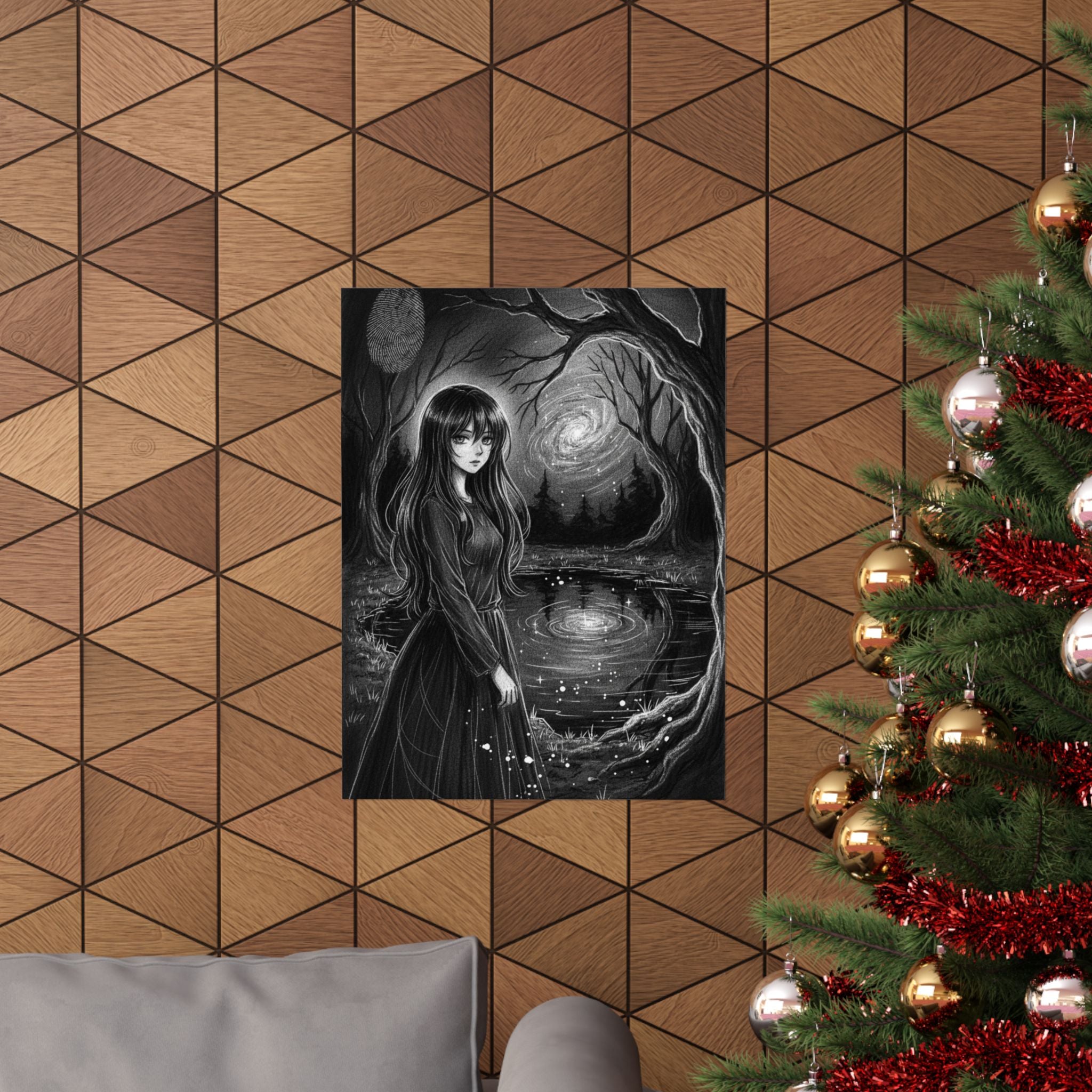 Astria Matte Vertical Portrait Poster