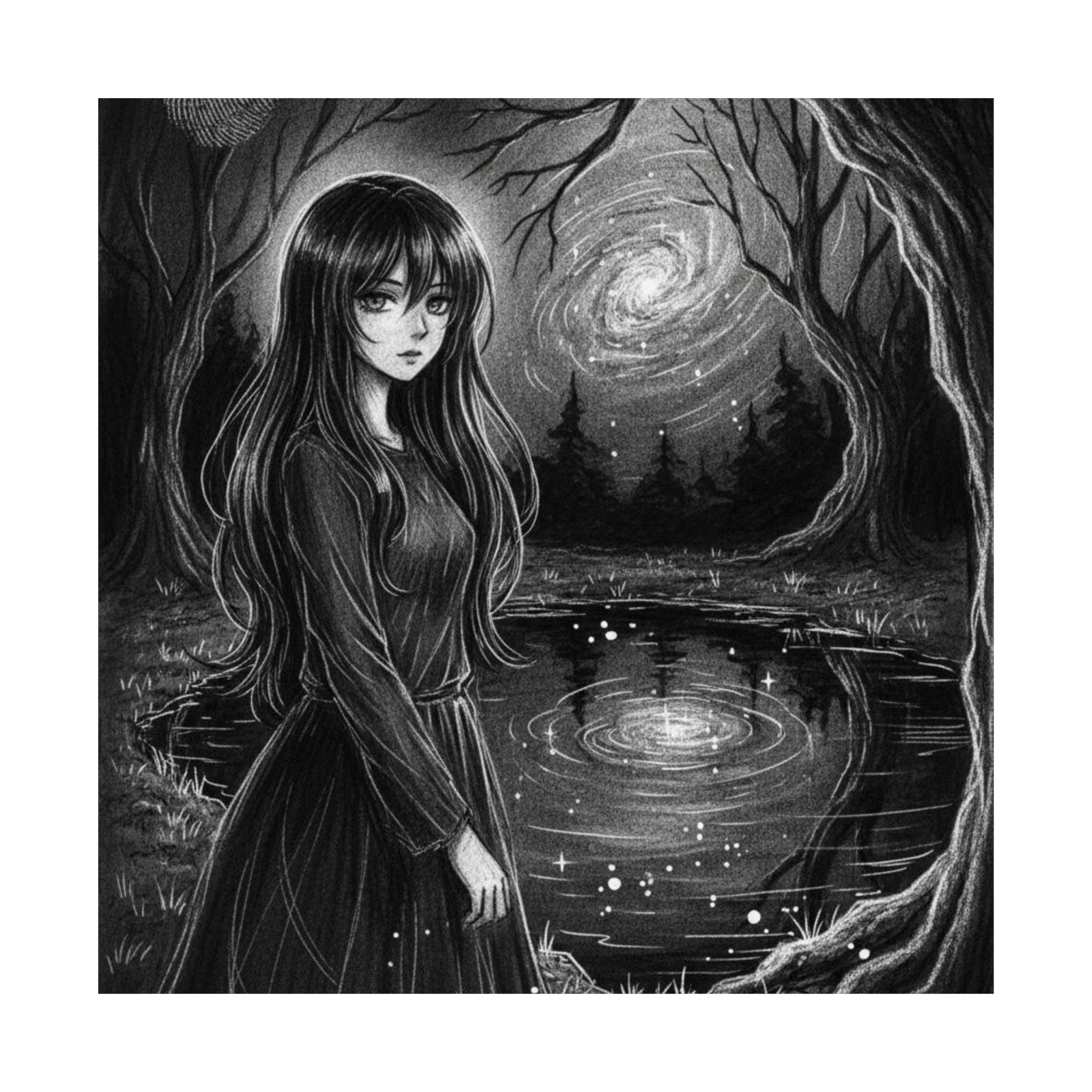 Astria Matte Vertical Portrait Poster