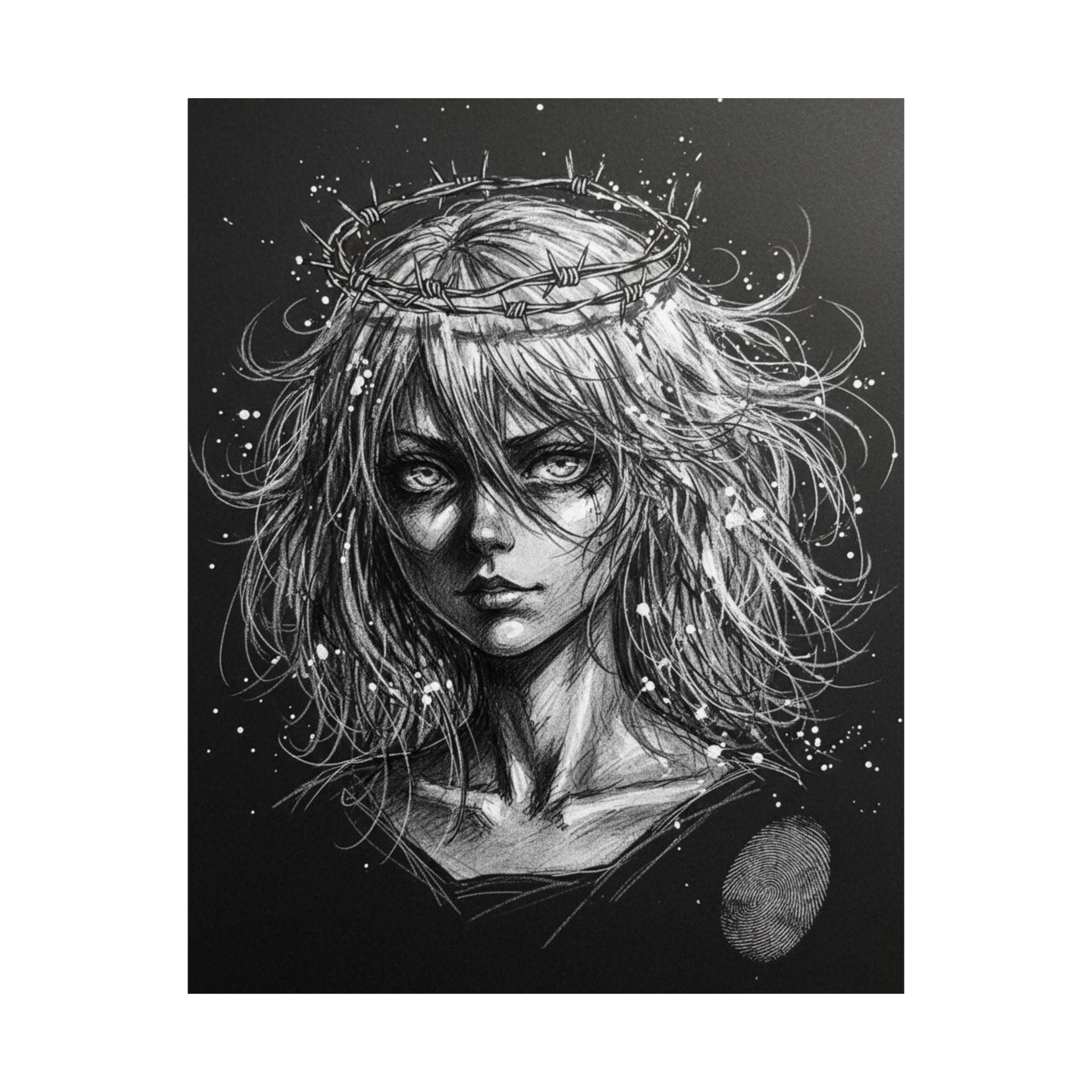 God was a Teenager Once Matte Vertical Portrait Poster