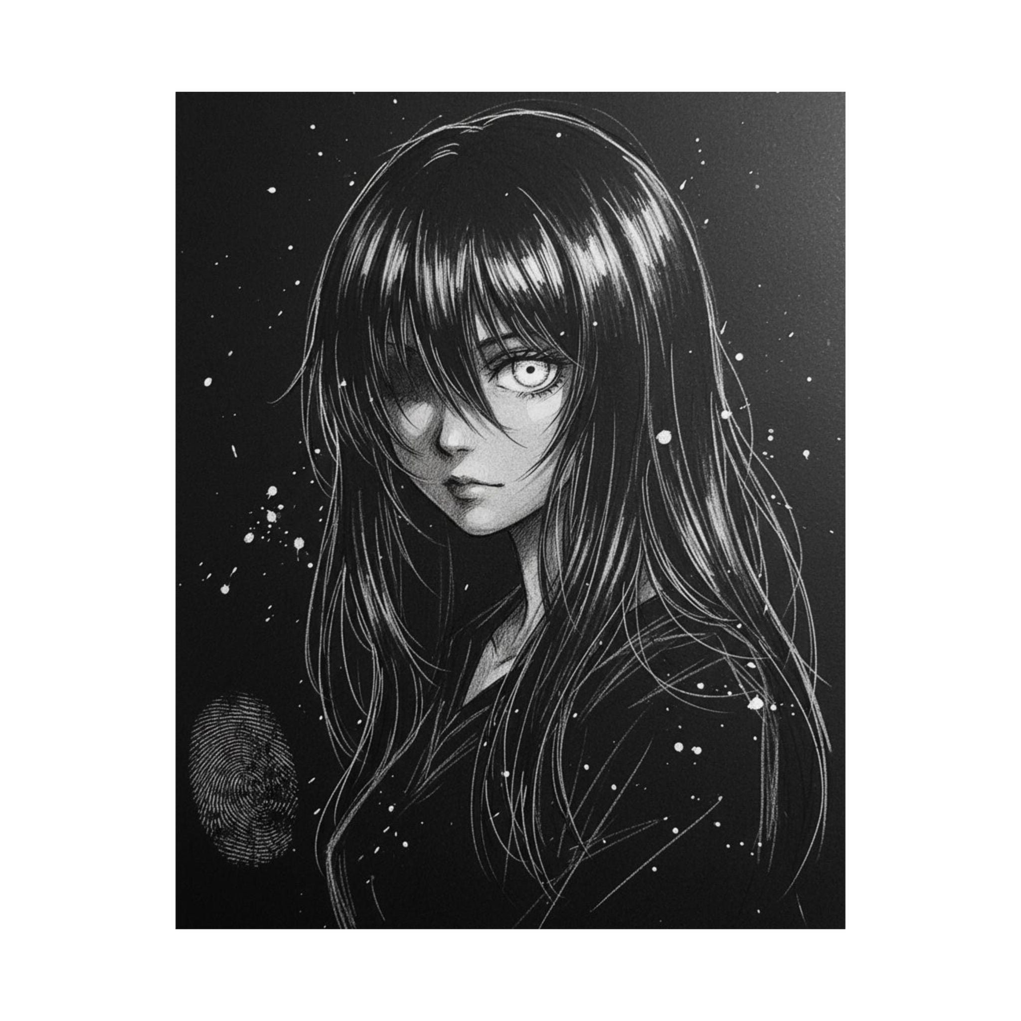 Eye of Abyss Matte Vertical Portrait Poster