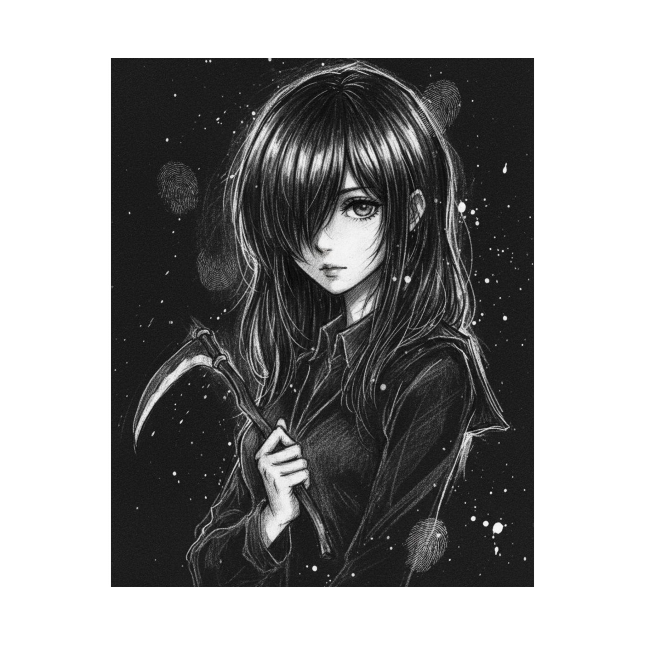 Didn't Make it Past Grim Reaper Training, Got in Art School Matte Vertical Portrait Poster