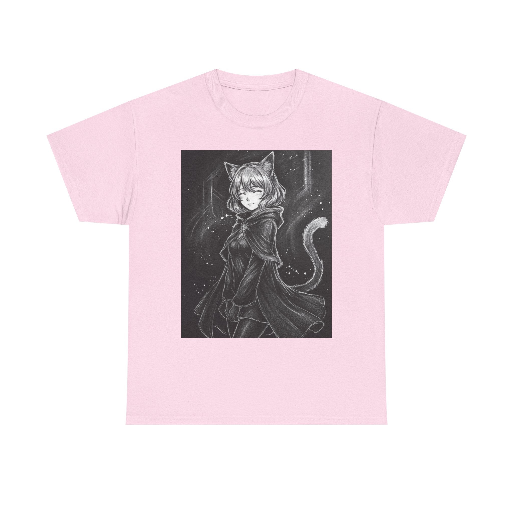 Dungeons and Dragons? Dungeons and Catgirls | Minimal Typography T-Shirt