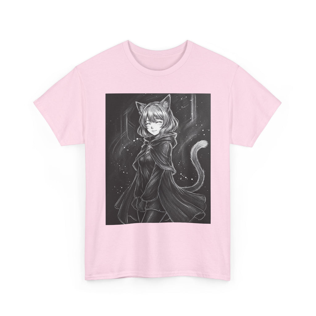 Dungeons and Dragons? Dungeons and Catgirls | Minimal Typography T-Shirt