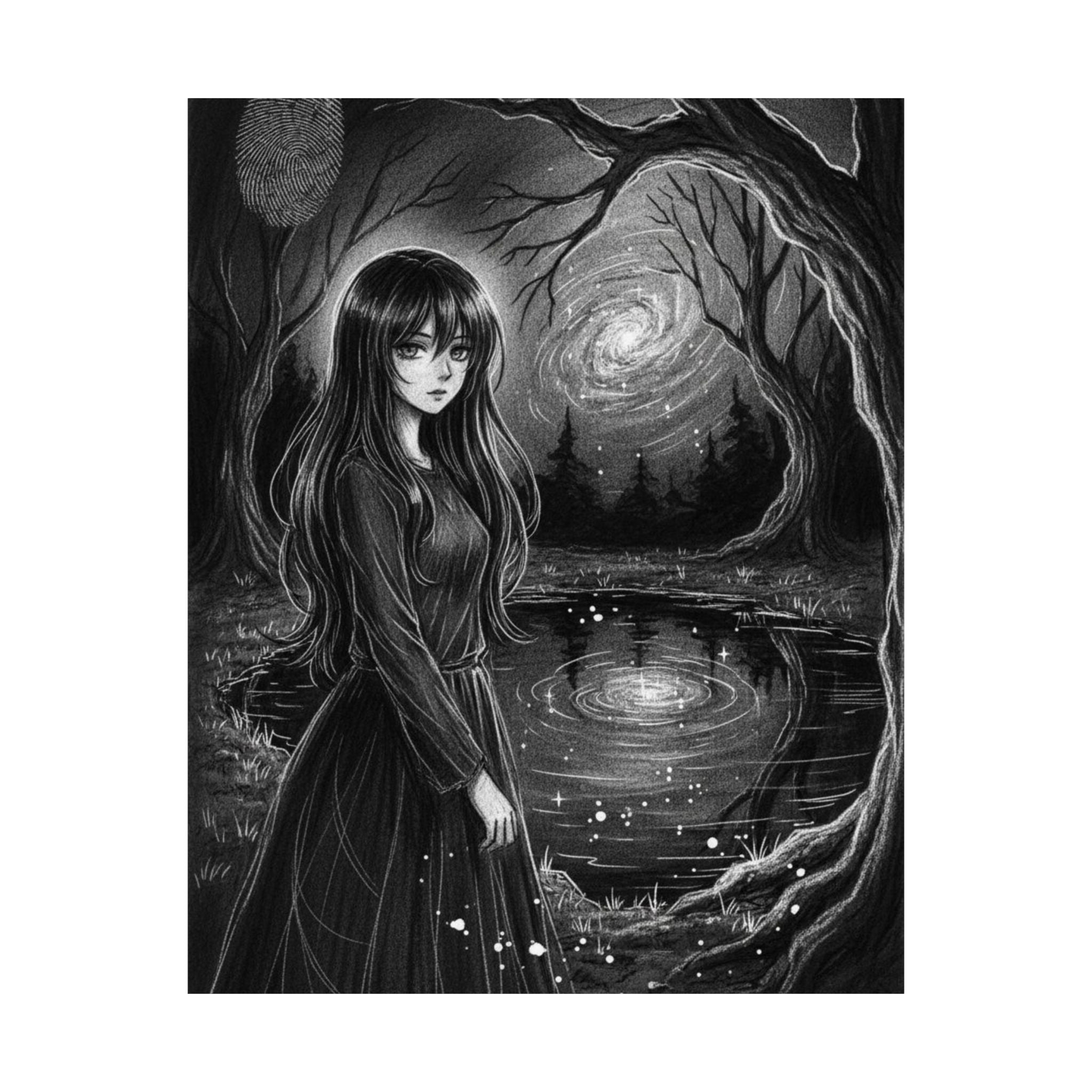 Astria Matte Vertical Portrait Poster