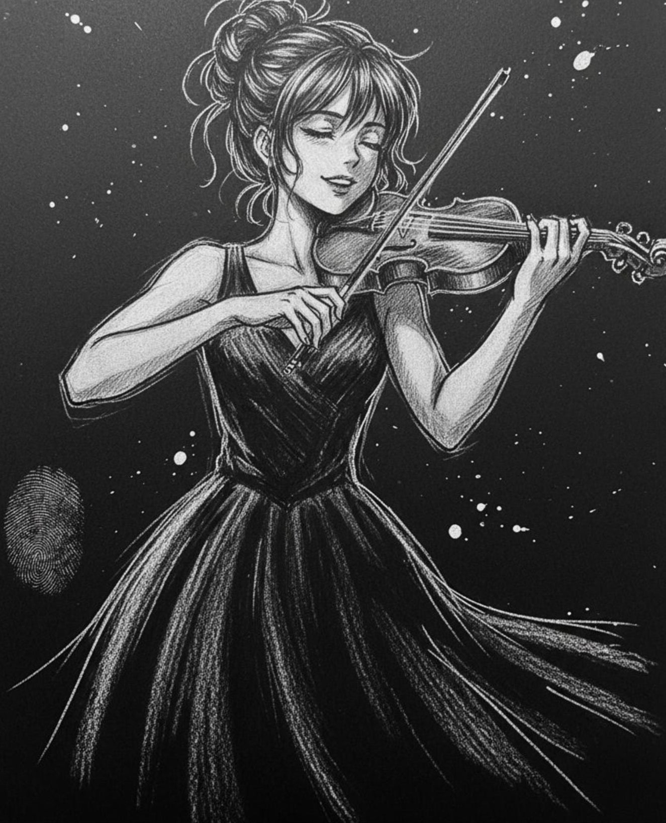 Dreaming to be Someone Matte Vertical Portrait Poster