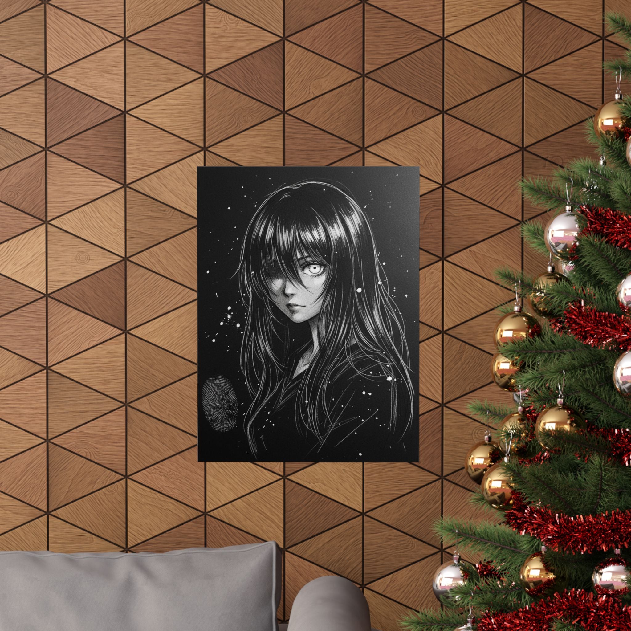 Eye of Abyss Matte Vertical Portrait Poster