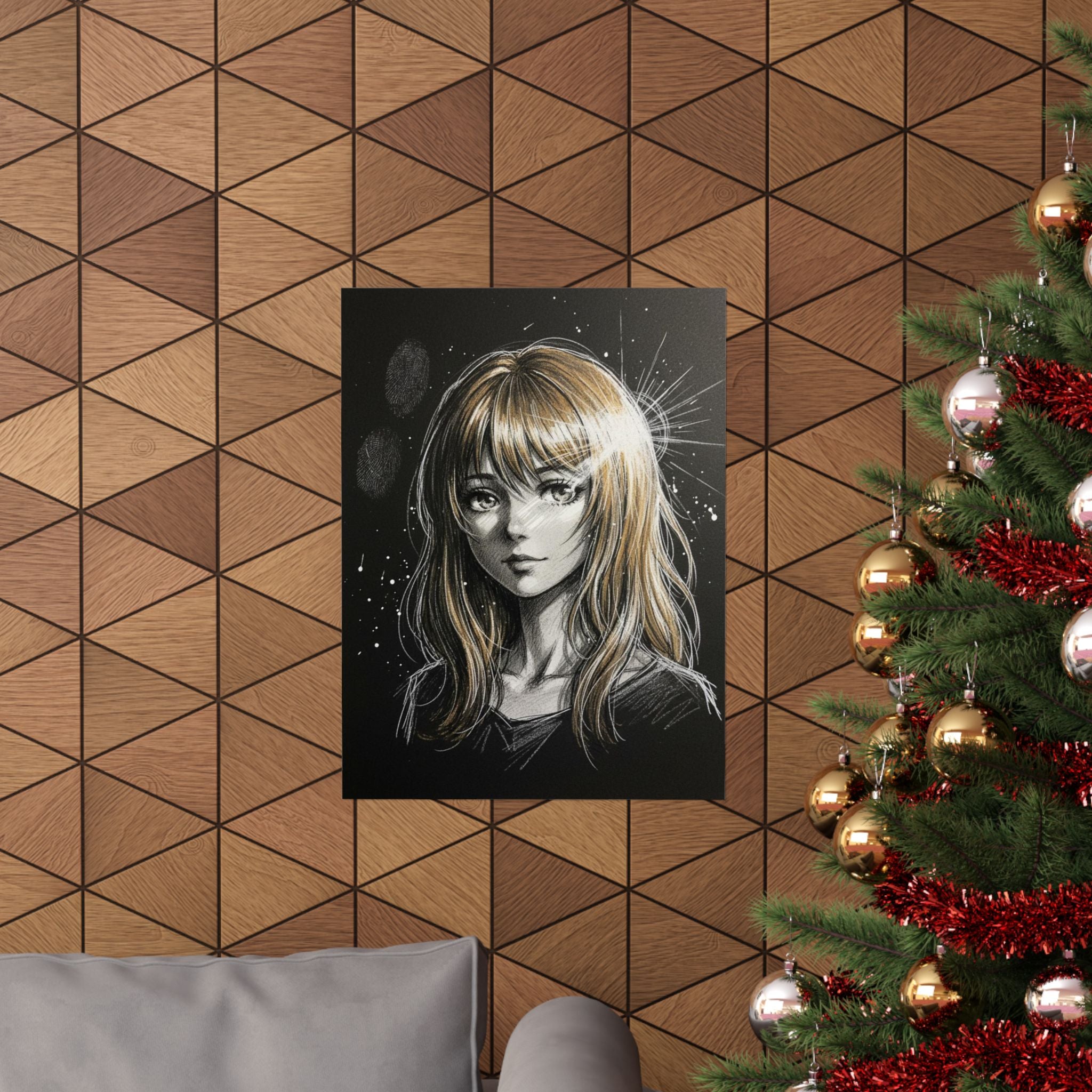 The Smile of the Sun Matte Vertical Portrait Poster