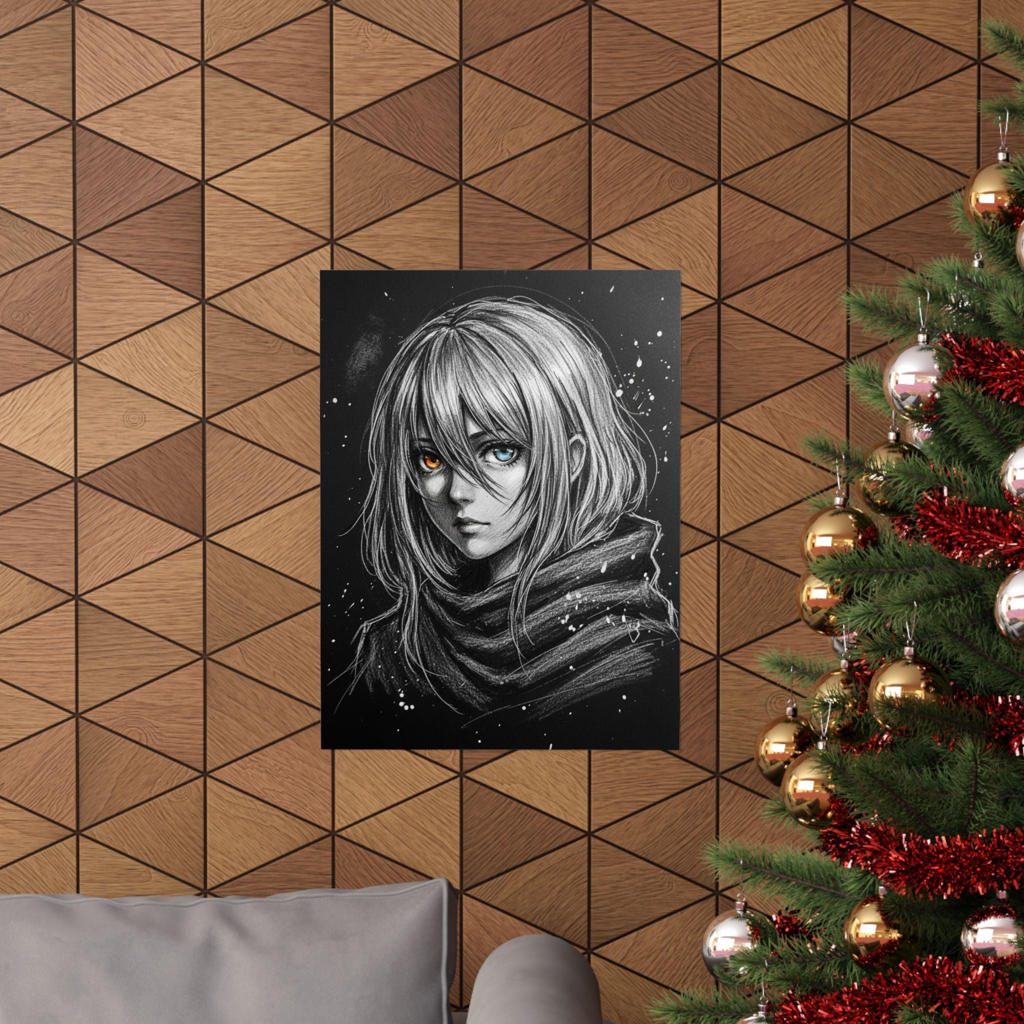 Vagrant of Frostfire Matte Vertical Portrait Poster