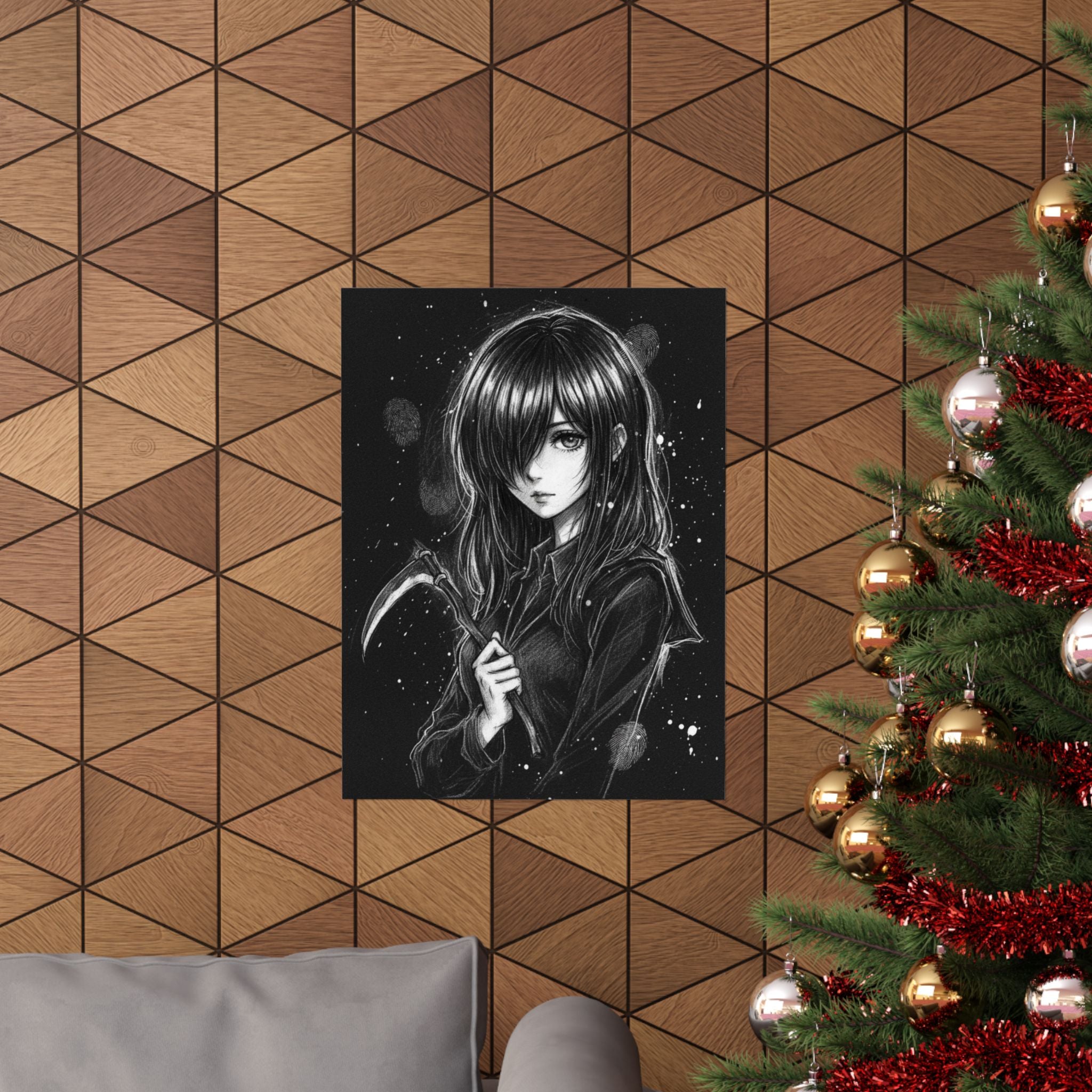 Didn't Make it Past Grim Reaper Training, Got in Art School Matte Vertical Portrait Poster