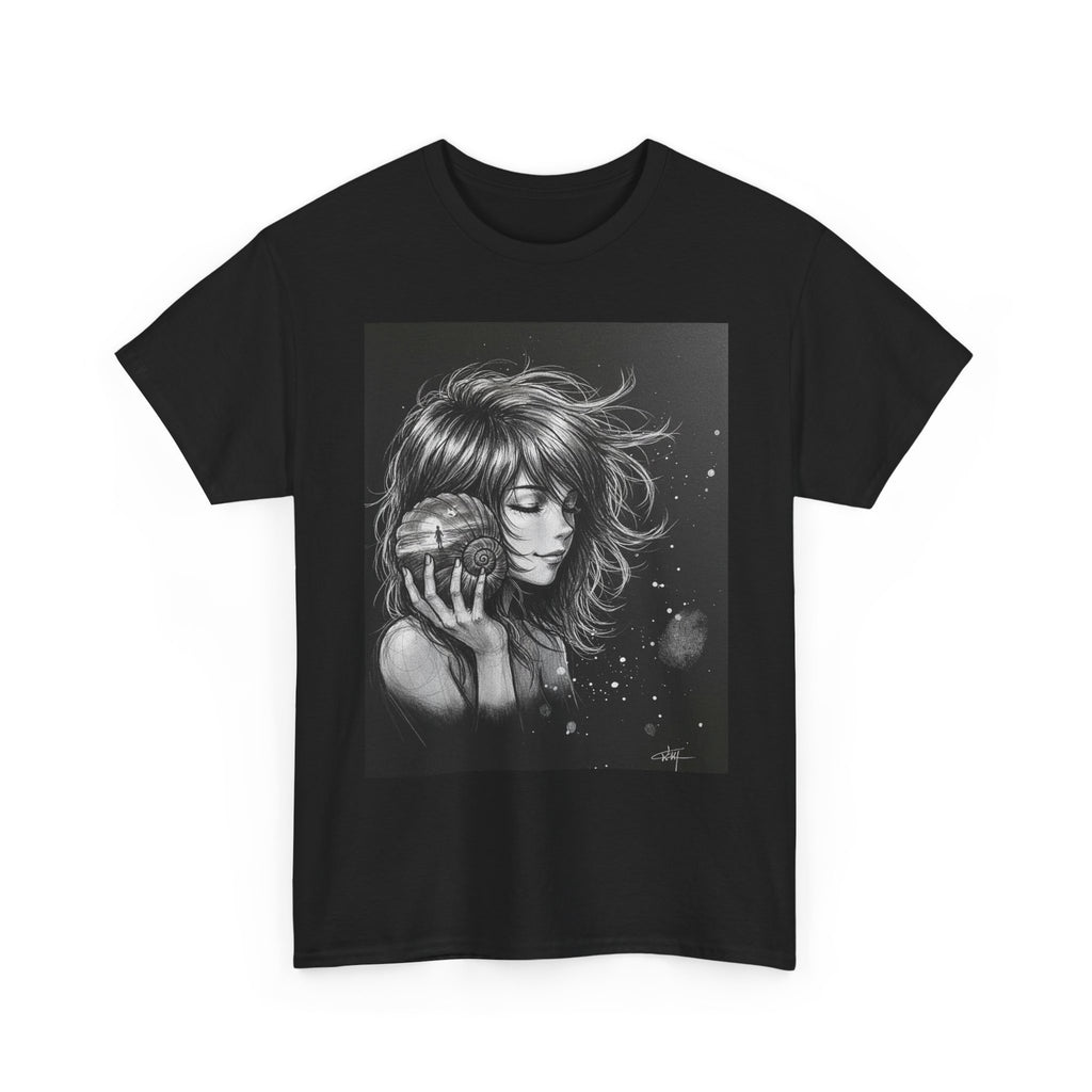 Echoes From Beyond the Sea | Minimal Typography T-Shirt