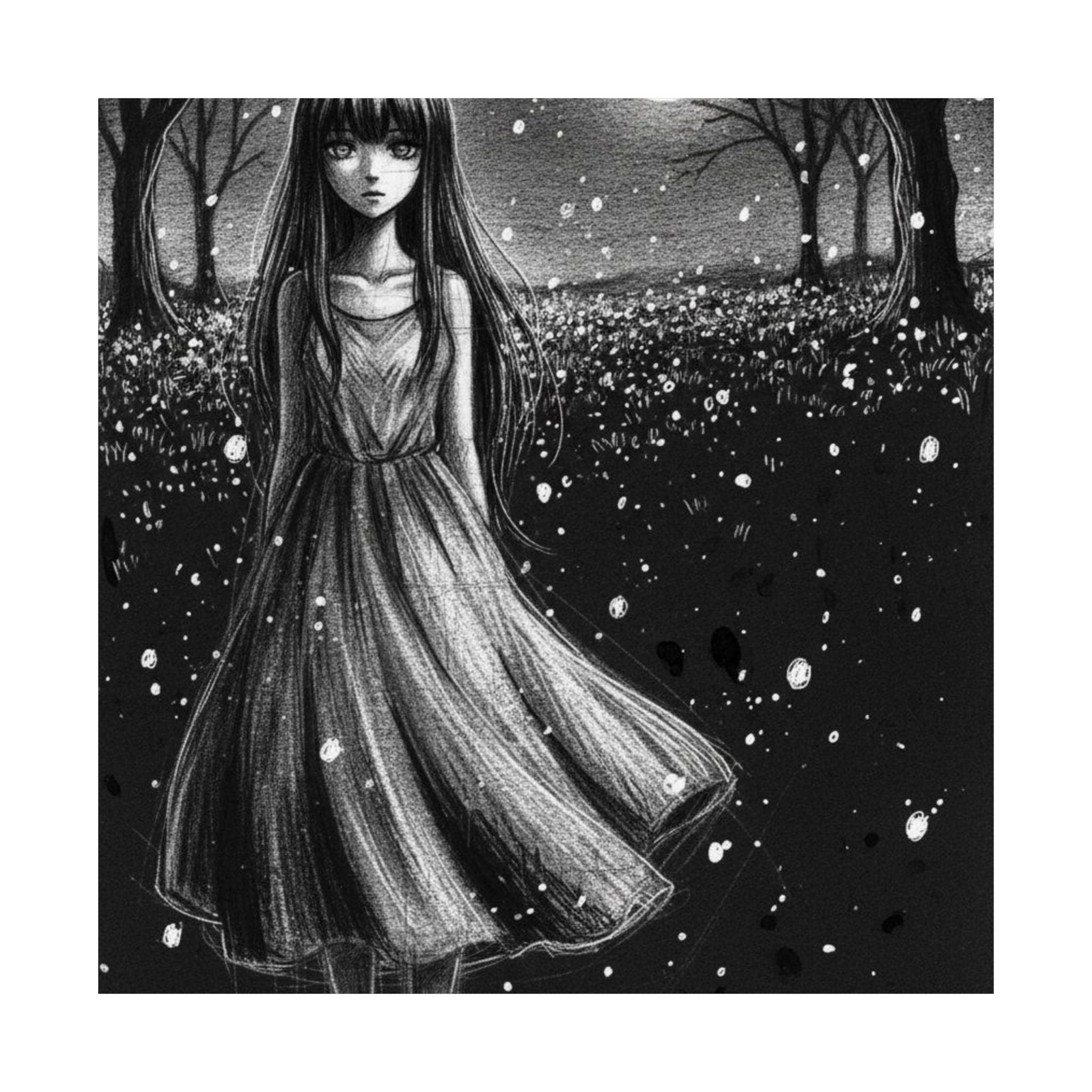 Pale Luna Matte Vertical Portrait Poster