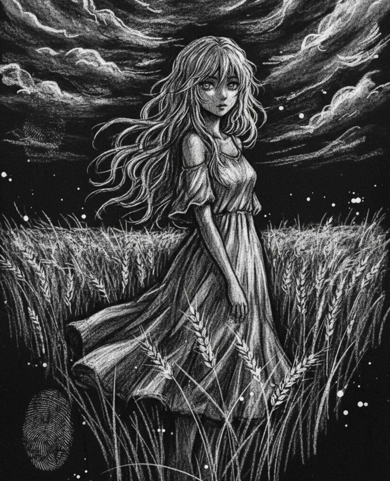 Eye of the Storm Matte Vertical Portrait Poster