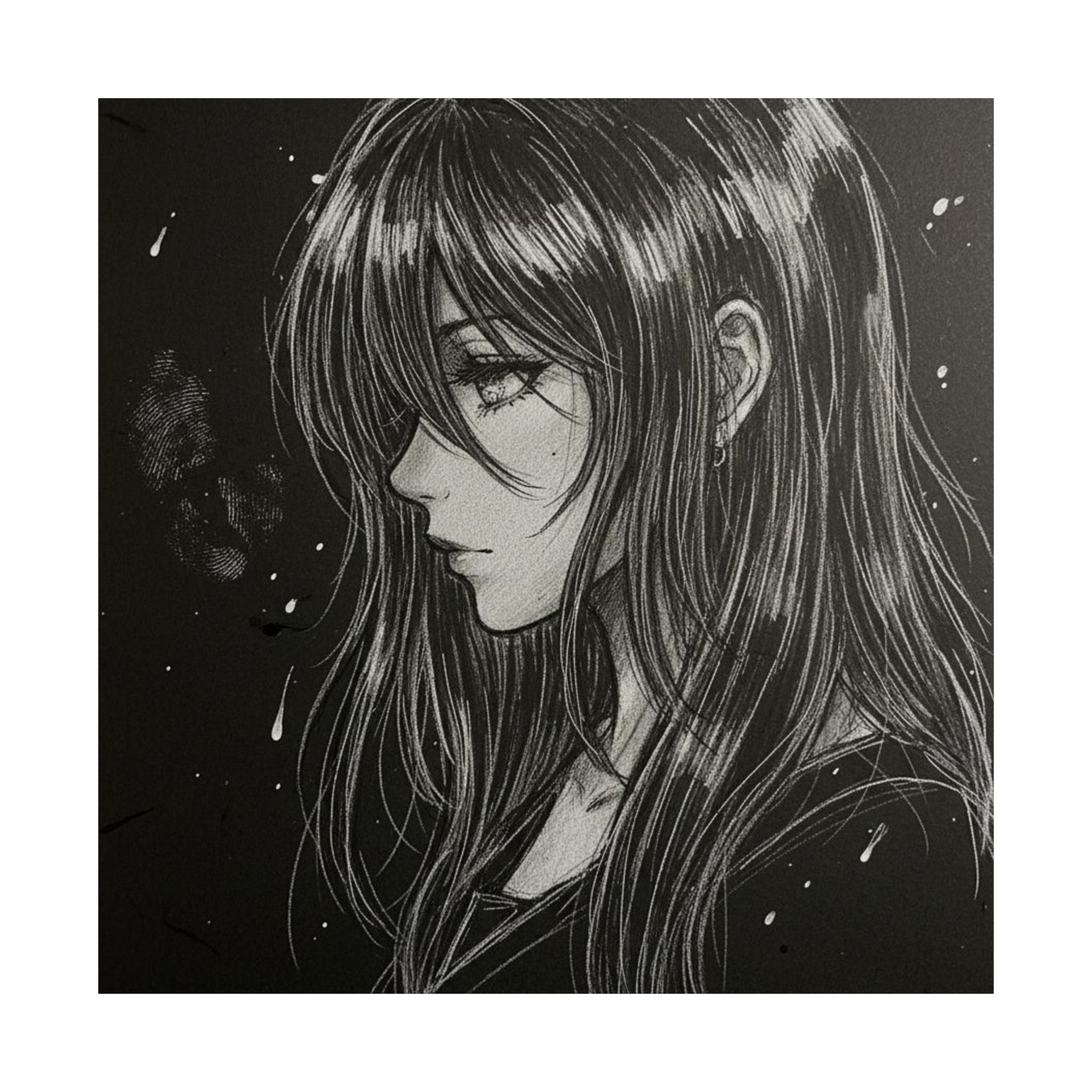 Maiden by Winter Matte Vertical Portrait Poster