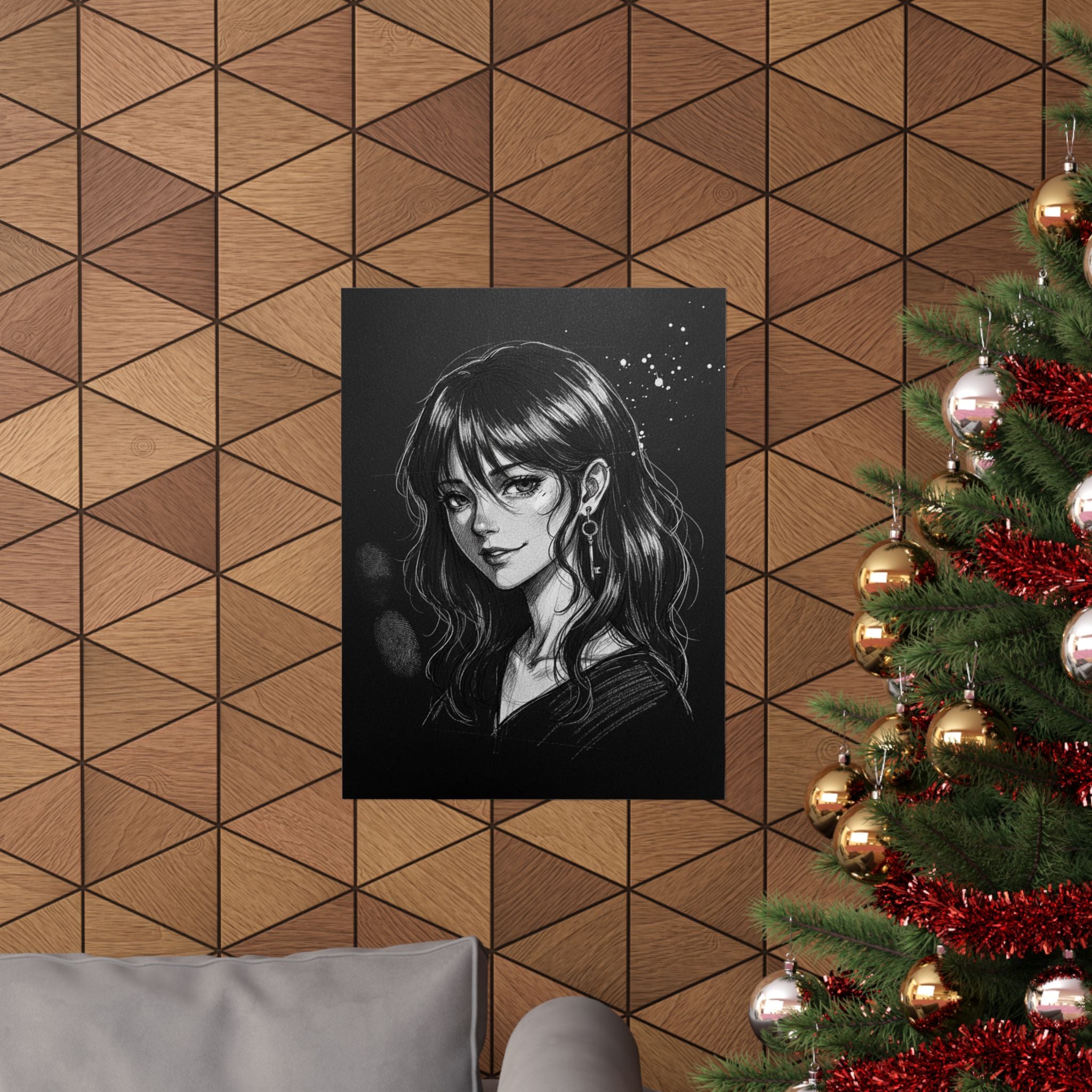 Something Nefarious Matte Vertical Portrait Poster