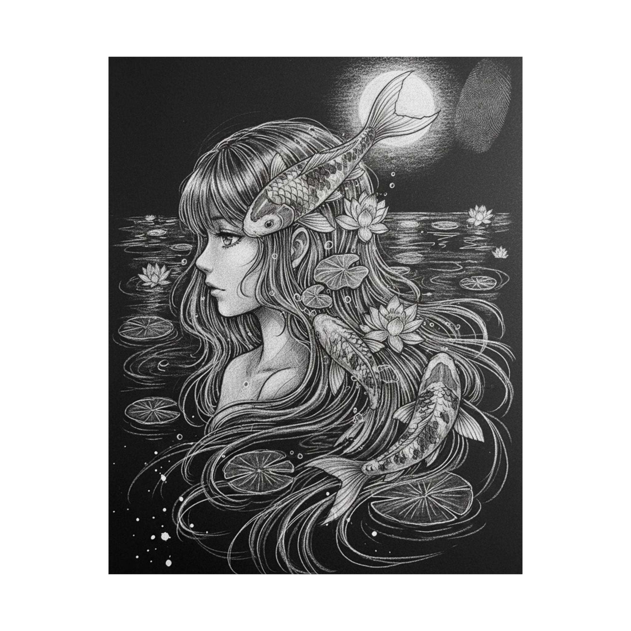 And I Found Myself Once Human Matte Vertical Portrait Poster