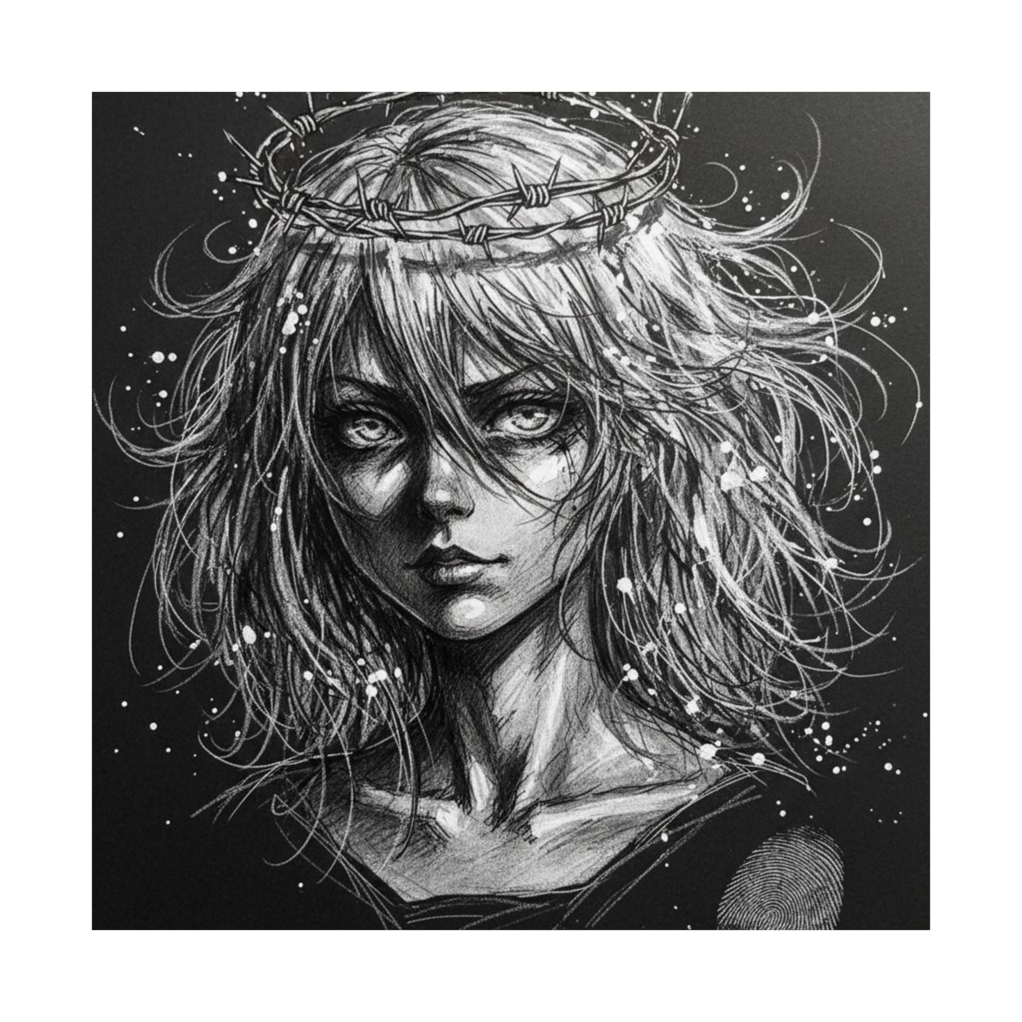 God was a Teenager Once Matte Vertical Portrait Poster