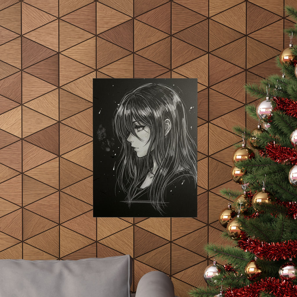 Maiden by Winter Matte Vertical Portrait Poster