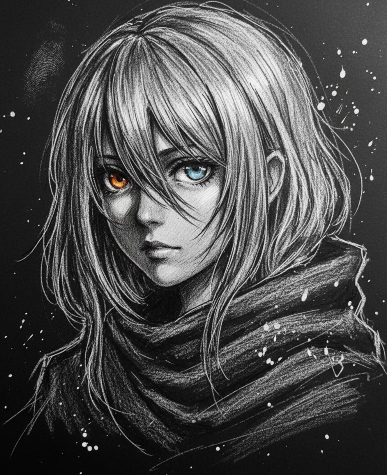 Vagrant of Frostfire Matte Vertical Portrait Poster