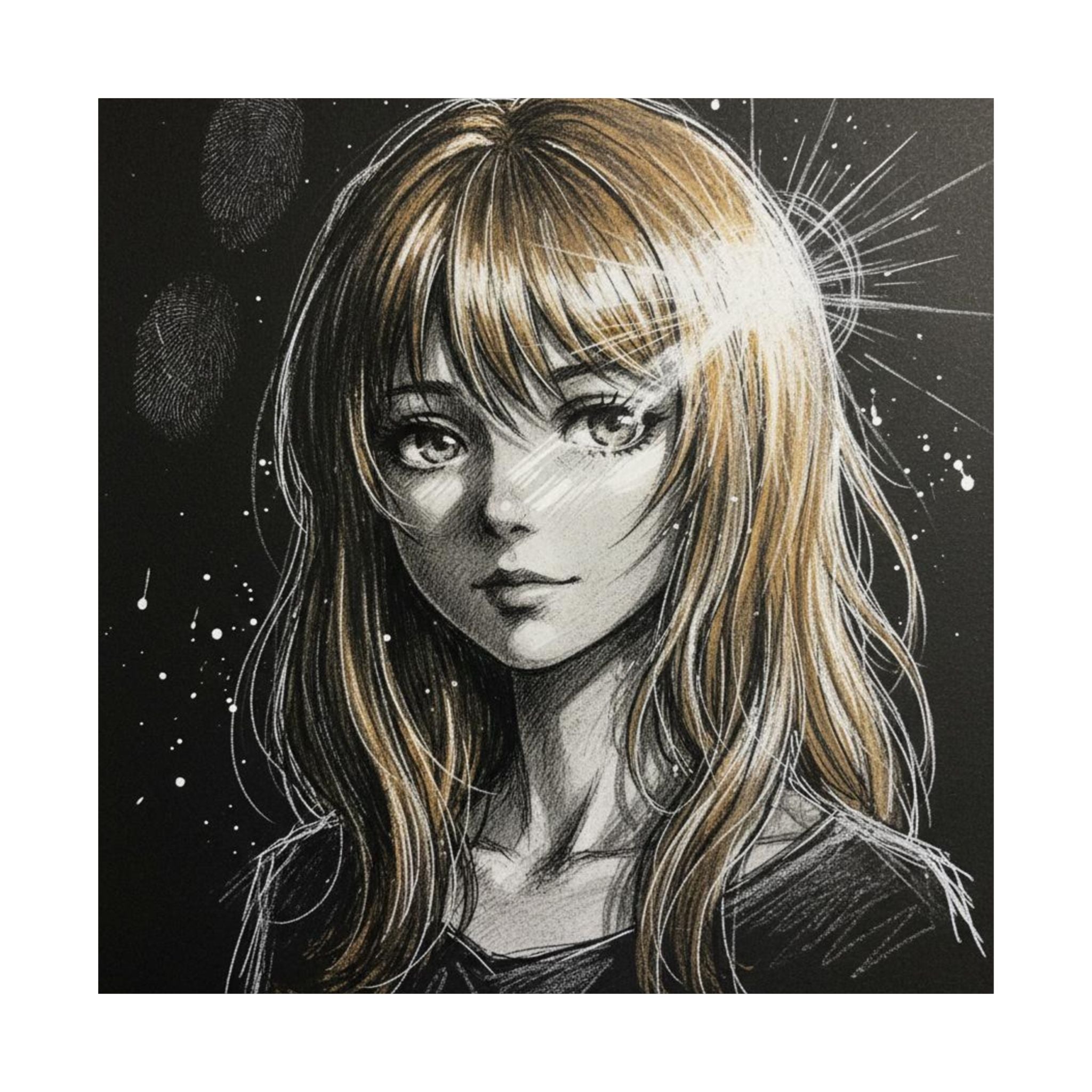 The Smile of the Sun Matte Vertical Portrait Poster