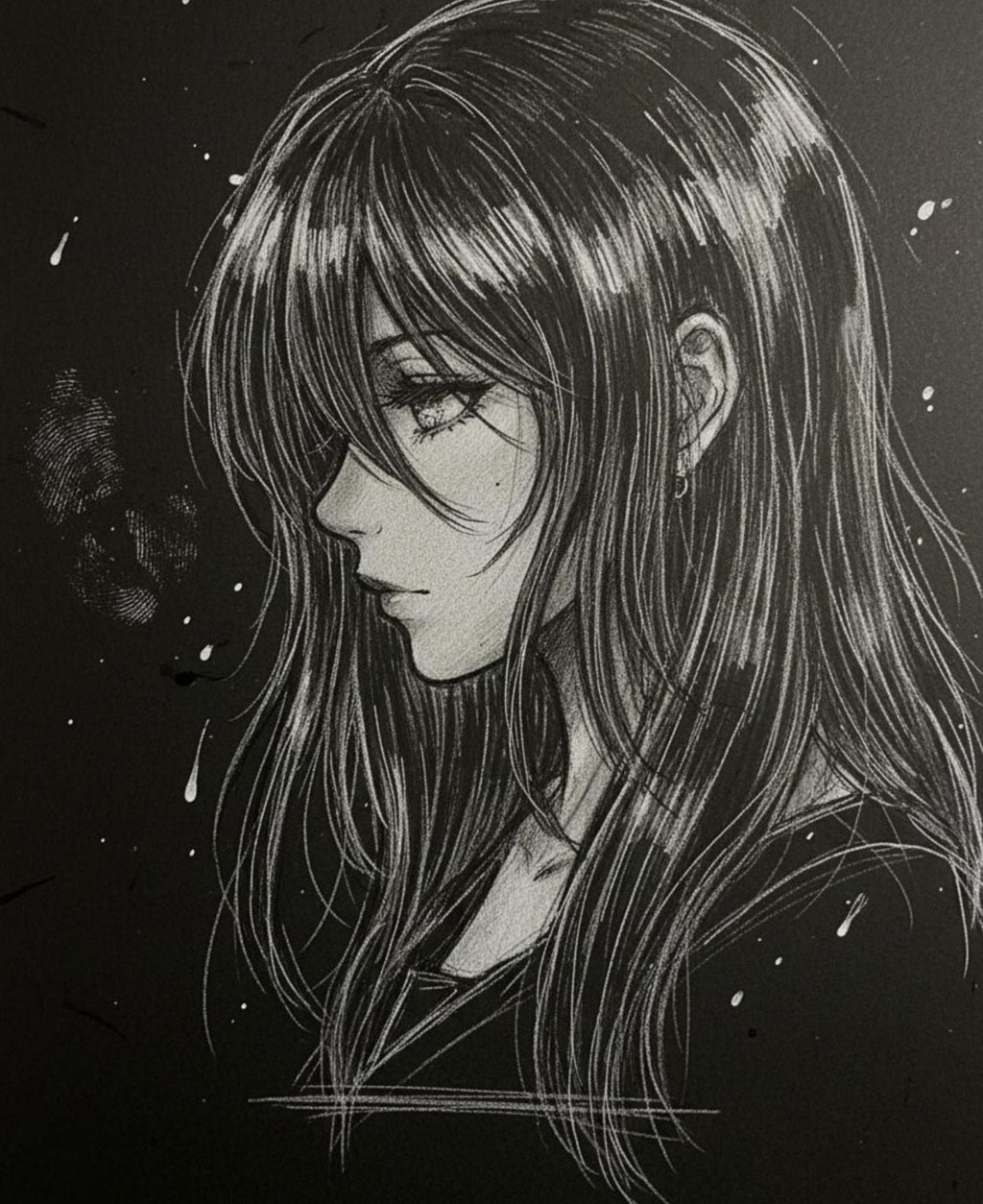 Maiden by Winter Matte Vertical Portrait Poster