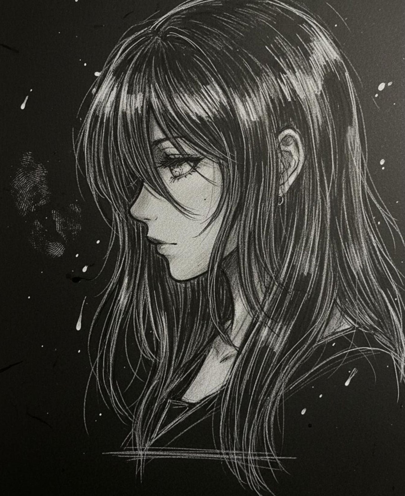 Maiden by Winter Matte Vertical Portrait Poster