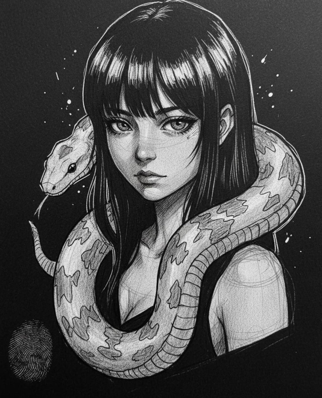 Her Name was Mizuki Matte Vertical Portrait Poster