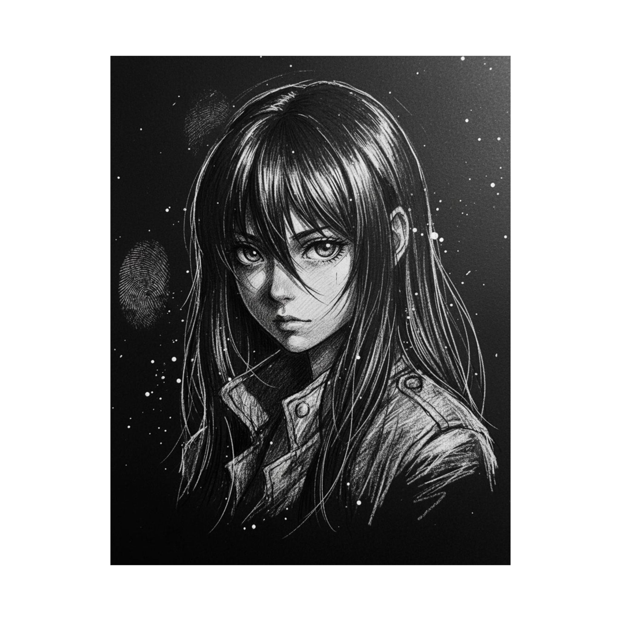 Eyes of the Soldier Matte Vertical Portrait Poster