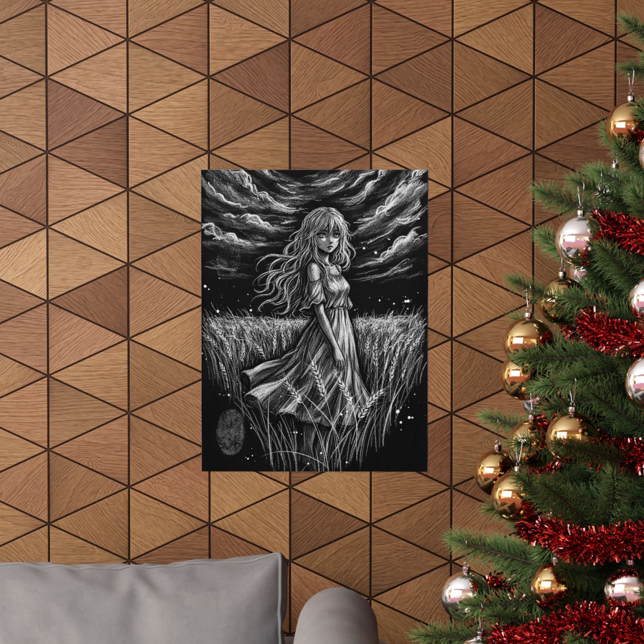 Eye of the Storm Matte Vertical Portrait Poster