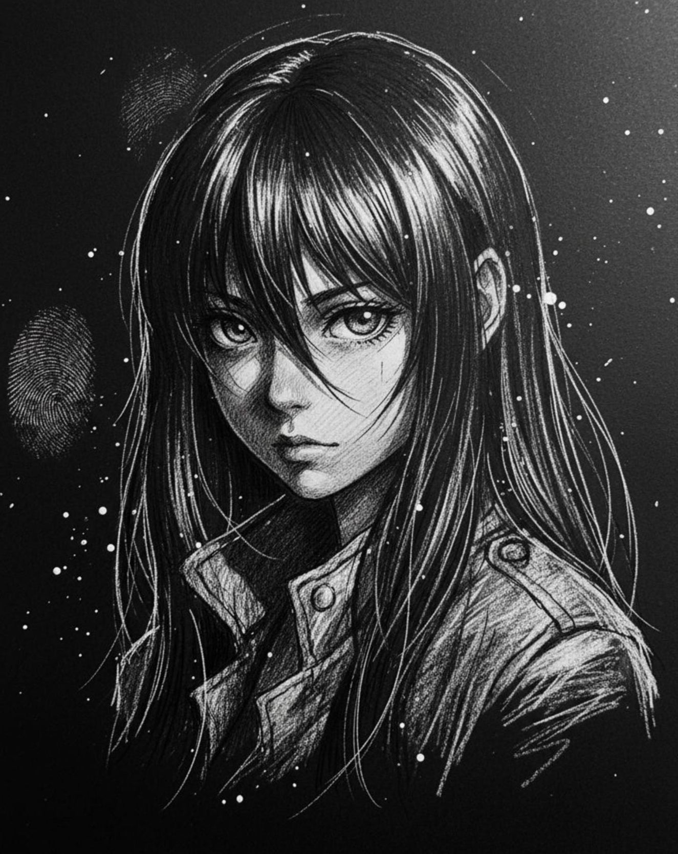 Eyes of the Soldier Matte Vertical Portrait Poster