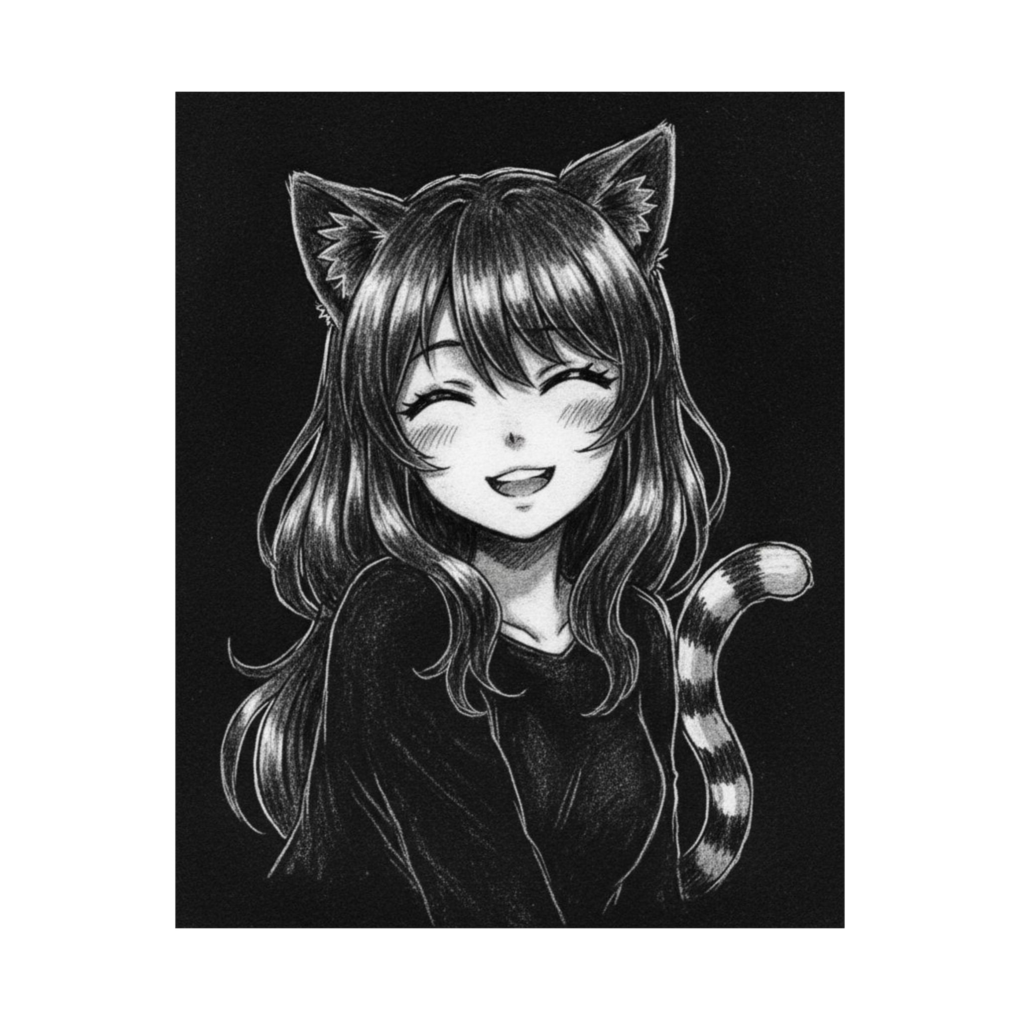 A Source of Happiness Matte Vertical Portrait Poster