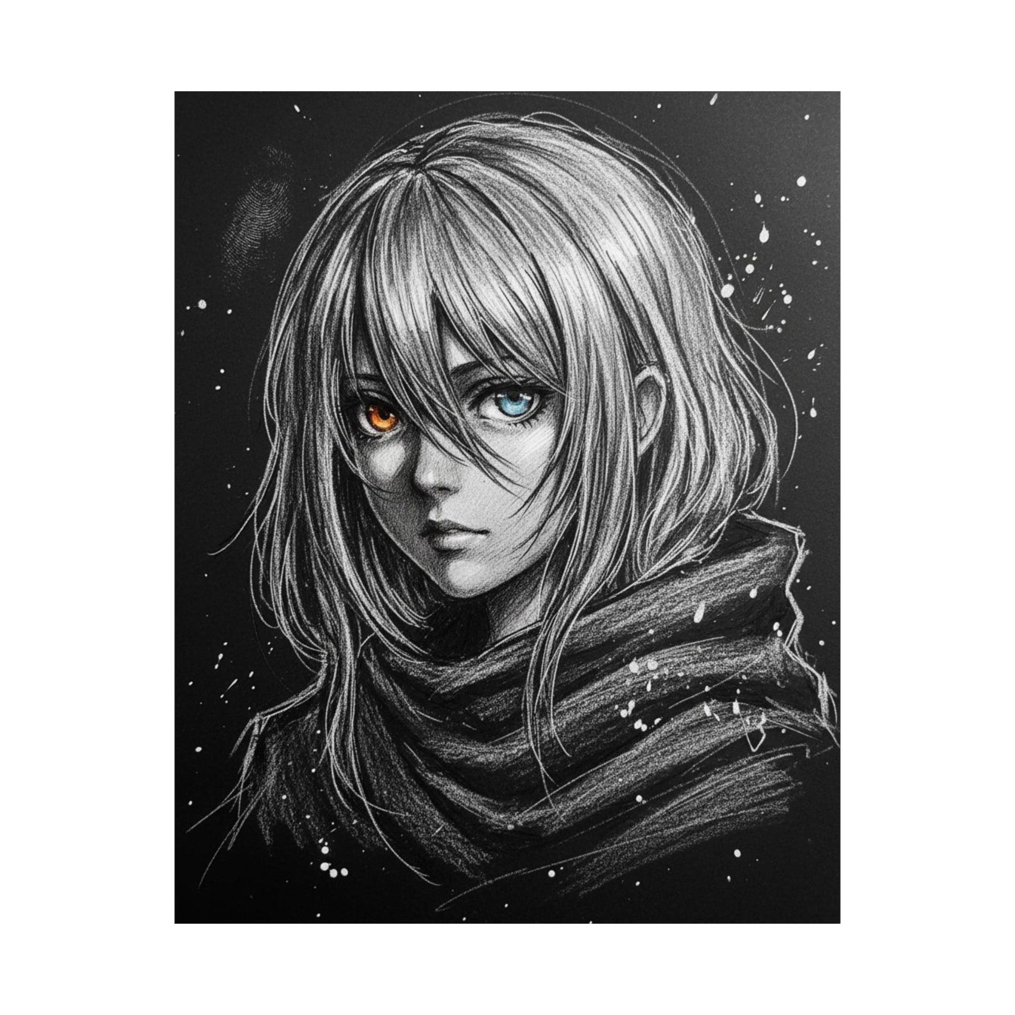Vagrant of Frostfire Matte Vertical Portrait Poster