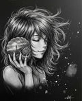 Echoes From Beyond the Sea Matte Vertical Portrait Poster
