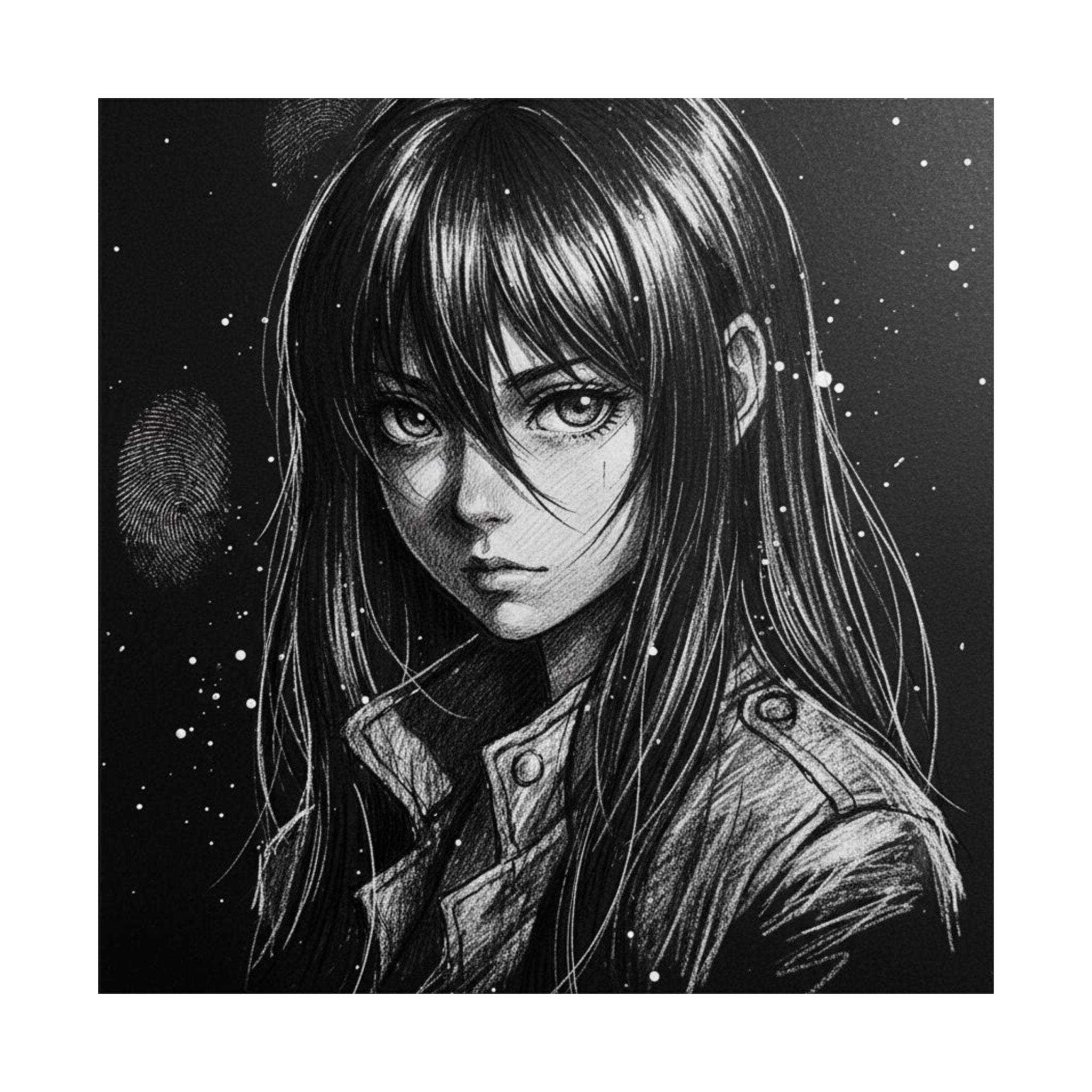 Eyes of the Soldier Matte Vertical Portrait Poster