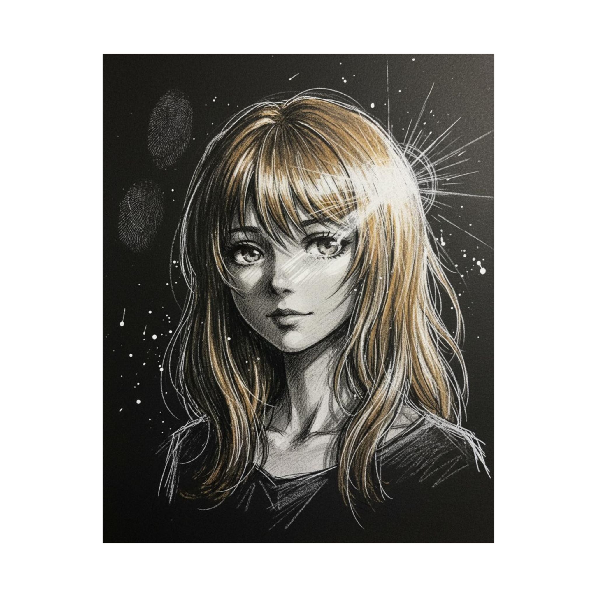 The Smile of the Sun Matte Vertical Portrait Poster